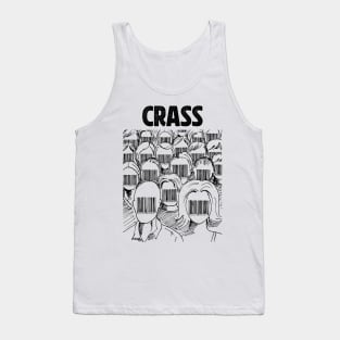 Barcode face Crass Tank Top